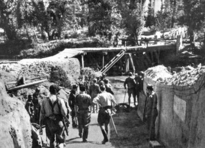 Pasarela de la muerte desde La Casa de Campo